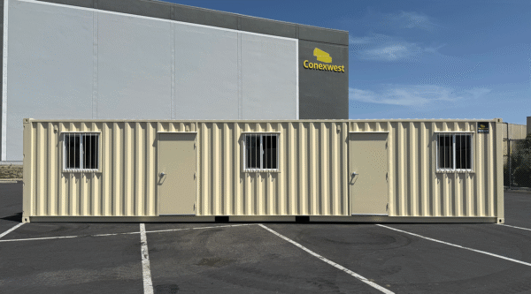 40ft Ground Level Office Container for Sale - Image 3
