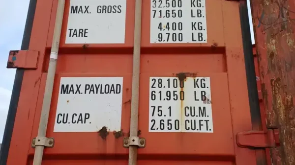 40ft High Cube Soft Open Top Shipping Container