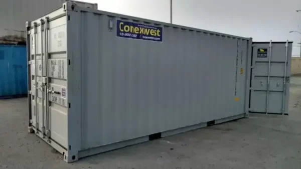 20ft Shipping Containers with Doors on Both Ends for Sale - Image 3
