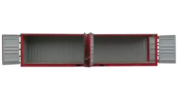 40ft Open Side Shipping Container with Center Post Wholesale Prices. Fast Delivery.