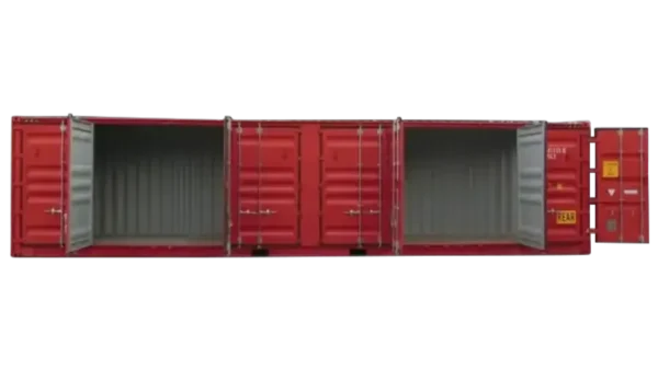 40ft Open Side Shipping Container with Center Post Wholesale Prices. Fast Delivery. - Image 3