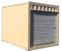 10ft United Cargo Postal Refurbished Storage Container with Roll-Up Door