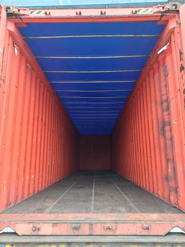 40ft High Cube Soft Open Top Shipping Container Wholesale prices. Fast delivery. - Image 2