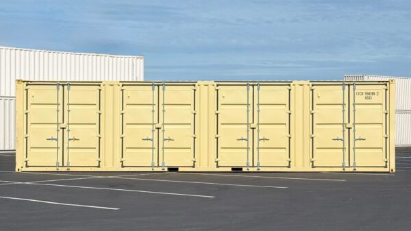 40ft High Cube Open Side 4 -Doors Shipping Container For Sale - Image 2
