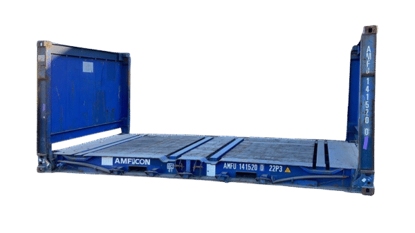 20ft Flat Rack Shipping Container for Sale